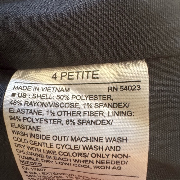 Banana Republic Navy Tweed V-Neck Sheath Dress - Picture 5 of 5